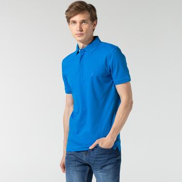  Nautica Erkek Mavi Slim Fit Polo
