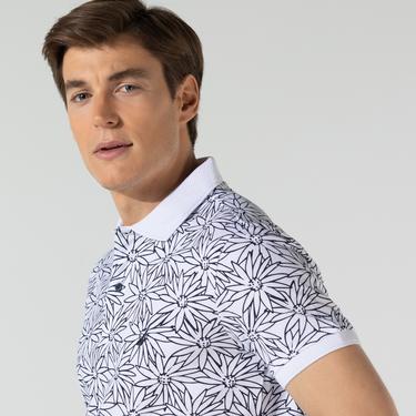  Nautica Erkek Beyaz Slim Fit Polo