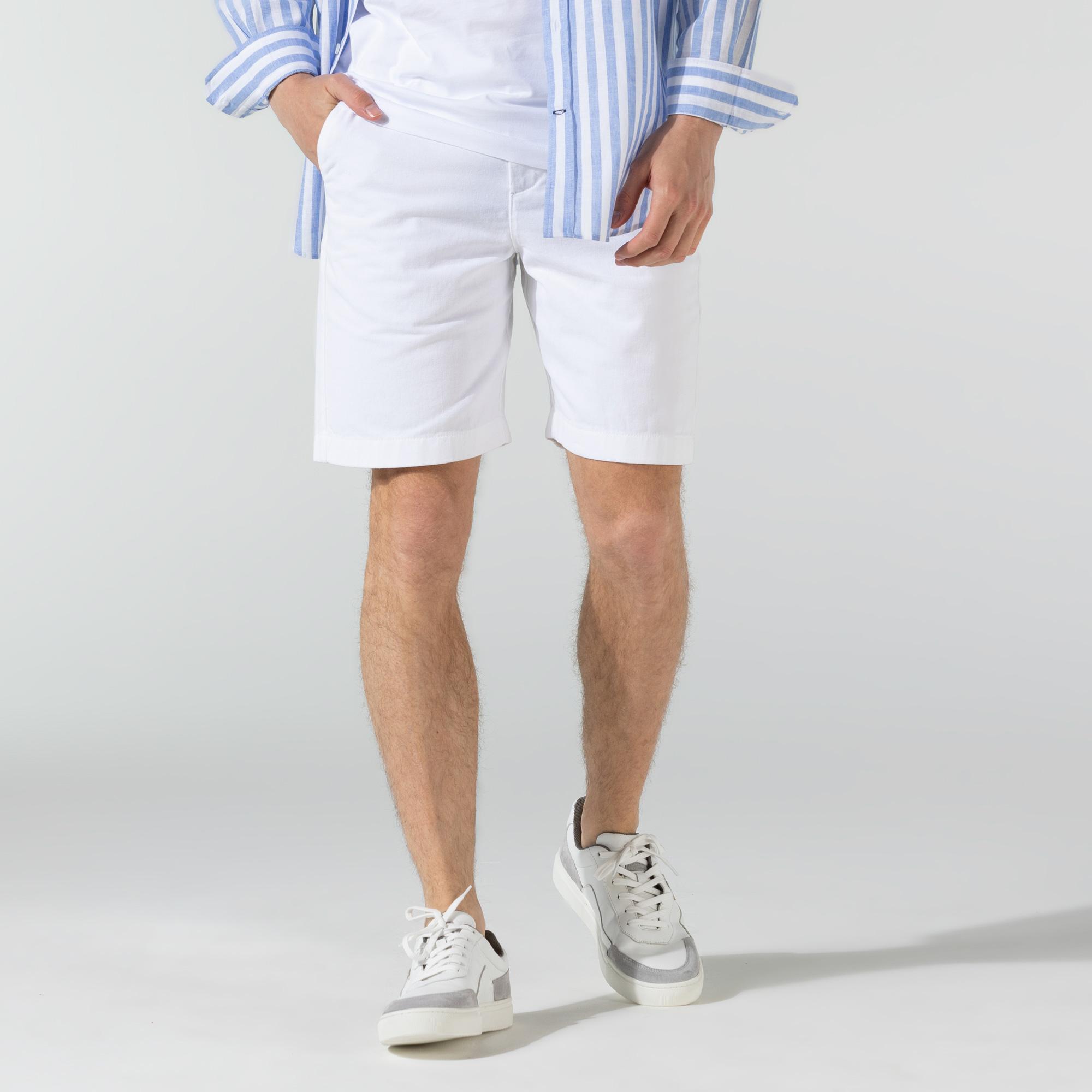 Nautica Beyaz Classic Fit Şort