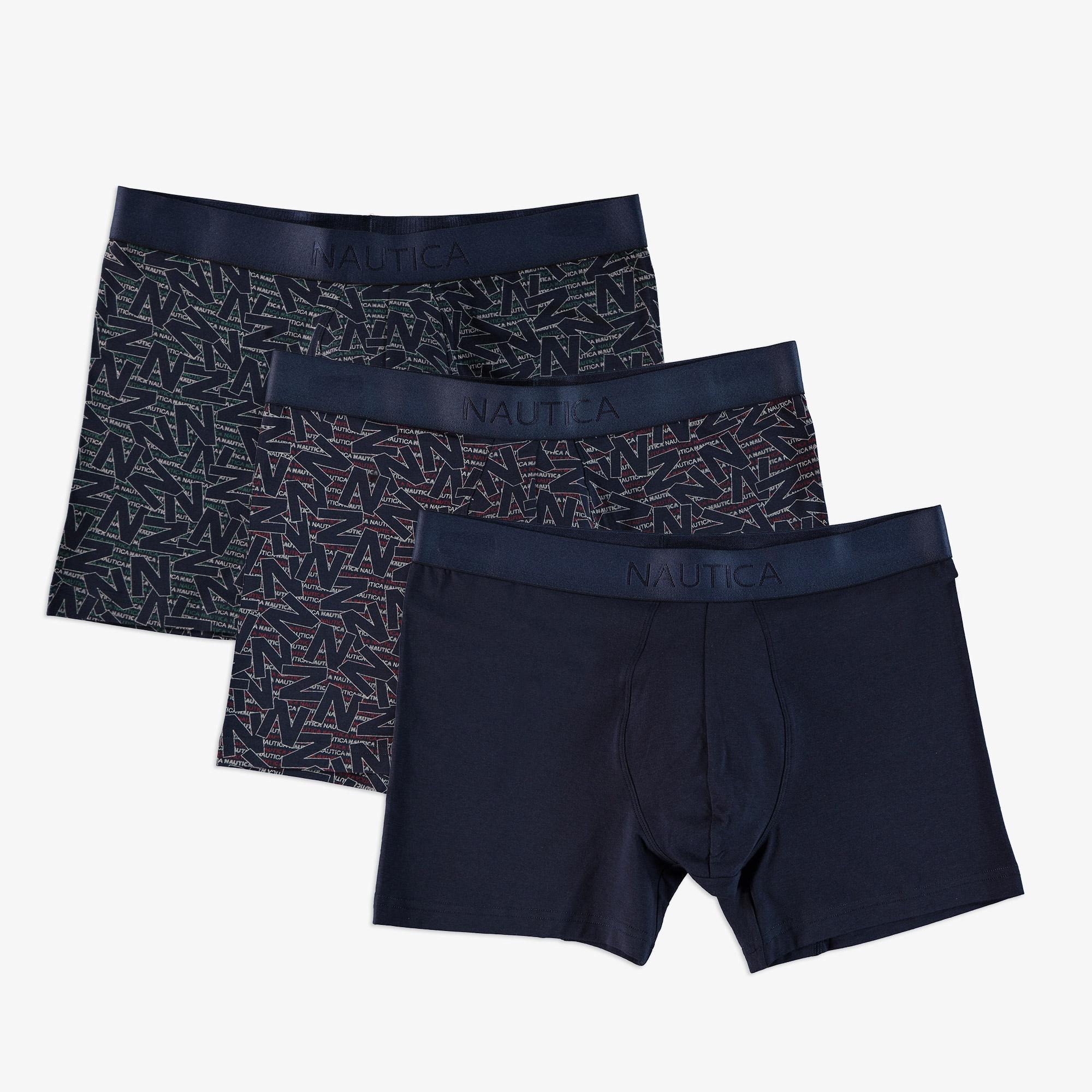 Nautica Erkek Lacivert 3Lü Boxer
