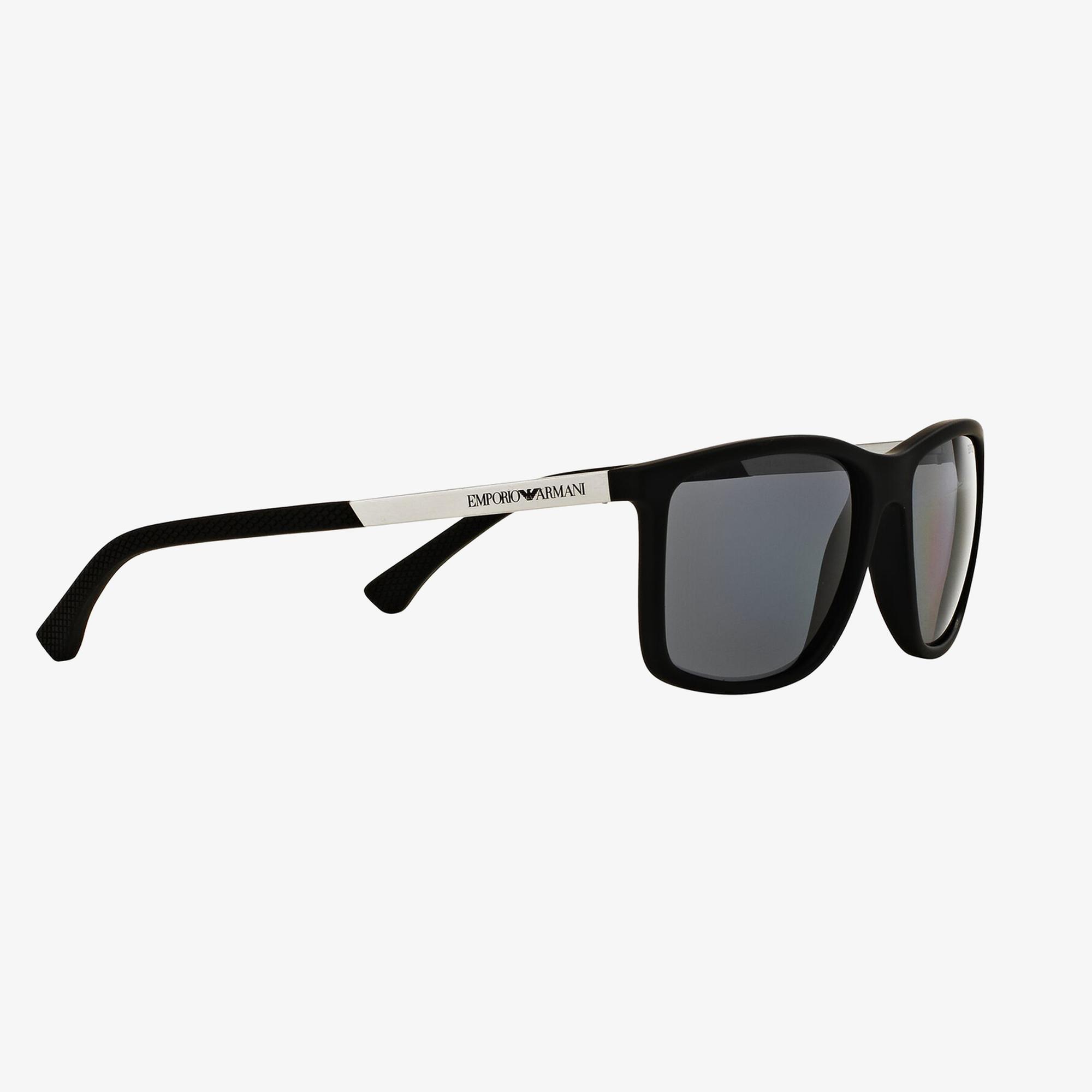 EMPORIO ARMANI 0EA4058 Erkek Siyah Rubber Güneş Gözlüğü