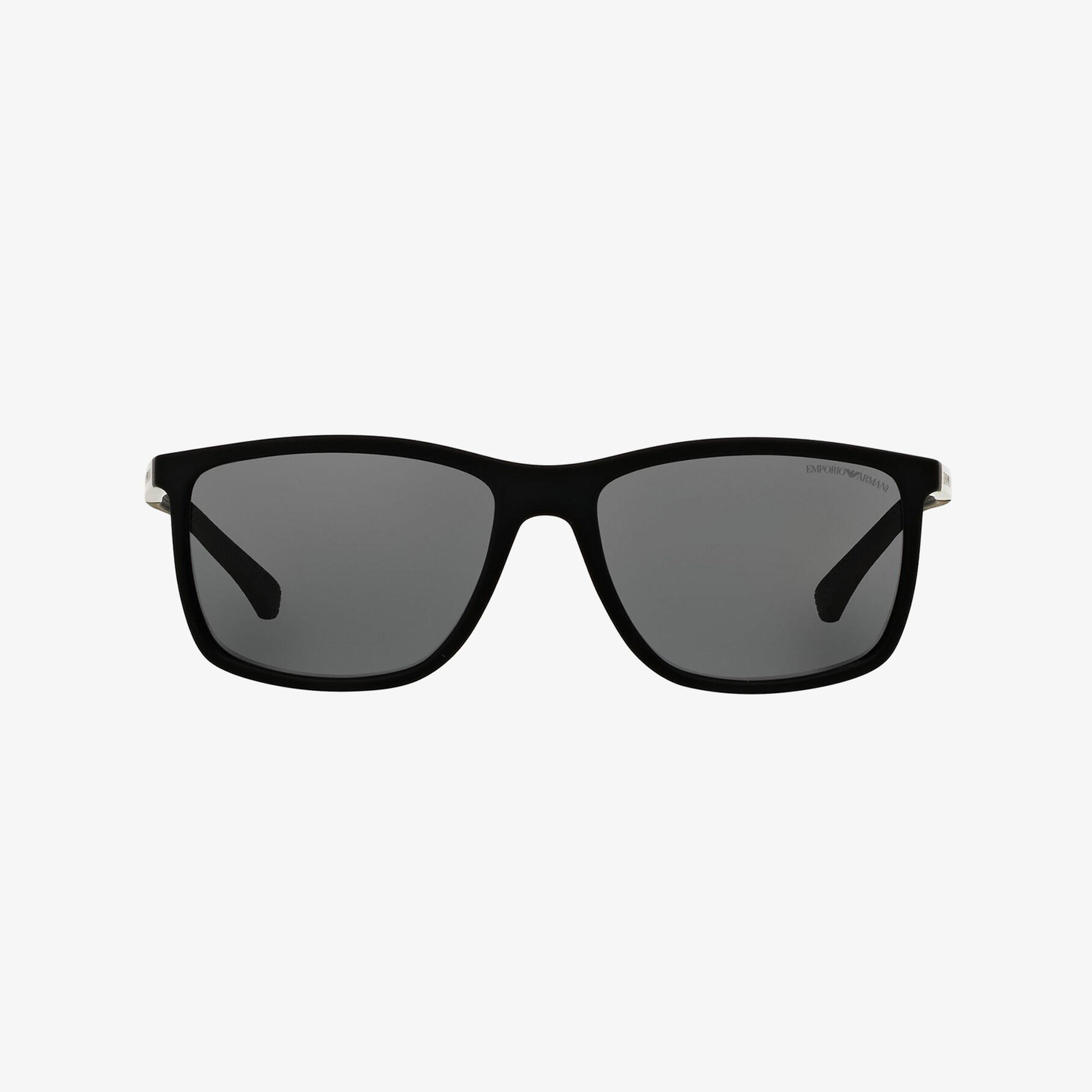 EMPORIO ARMANI 0EA4058 Erkek Siyah Rubber Güneş Gözlüğü