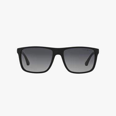  EMPORIO ARMANI Erkek Siyah-Gri Rubber Güneş Gözlüğü