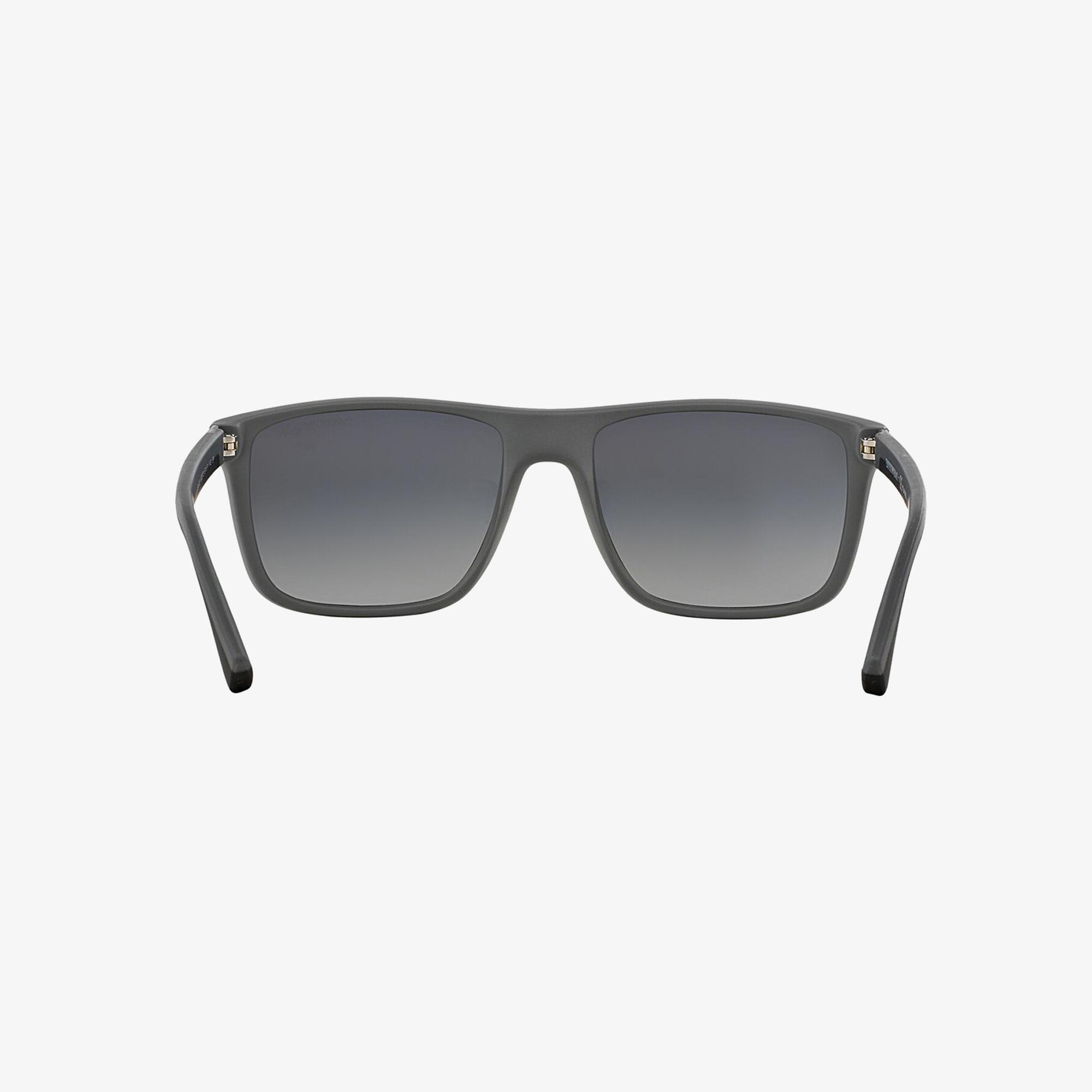 EMPORIO ARMANI Erkek Siyah-Gri Rubber Güneş Gözlüğü