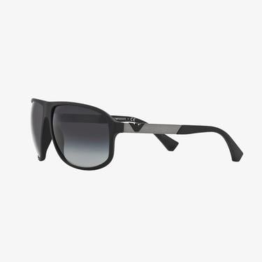  EMPORIO ARMANI Erkek Siyah Rubber Güneş Gözlüğü