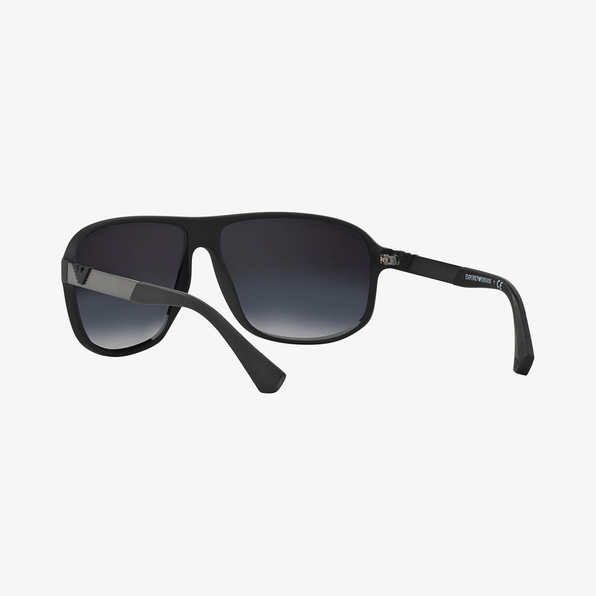 EMPORIO ARMANI Erkek Siyah Rubber Güneş Gözlüğü