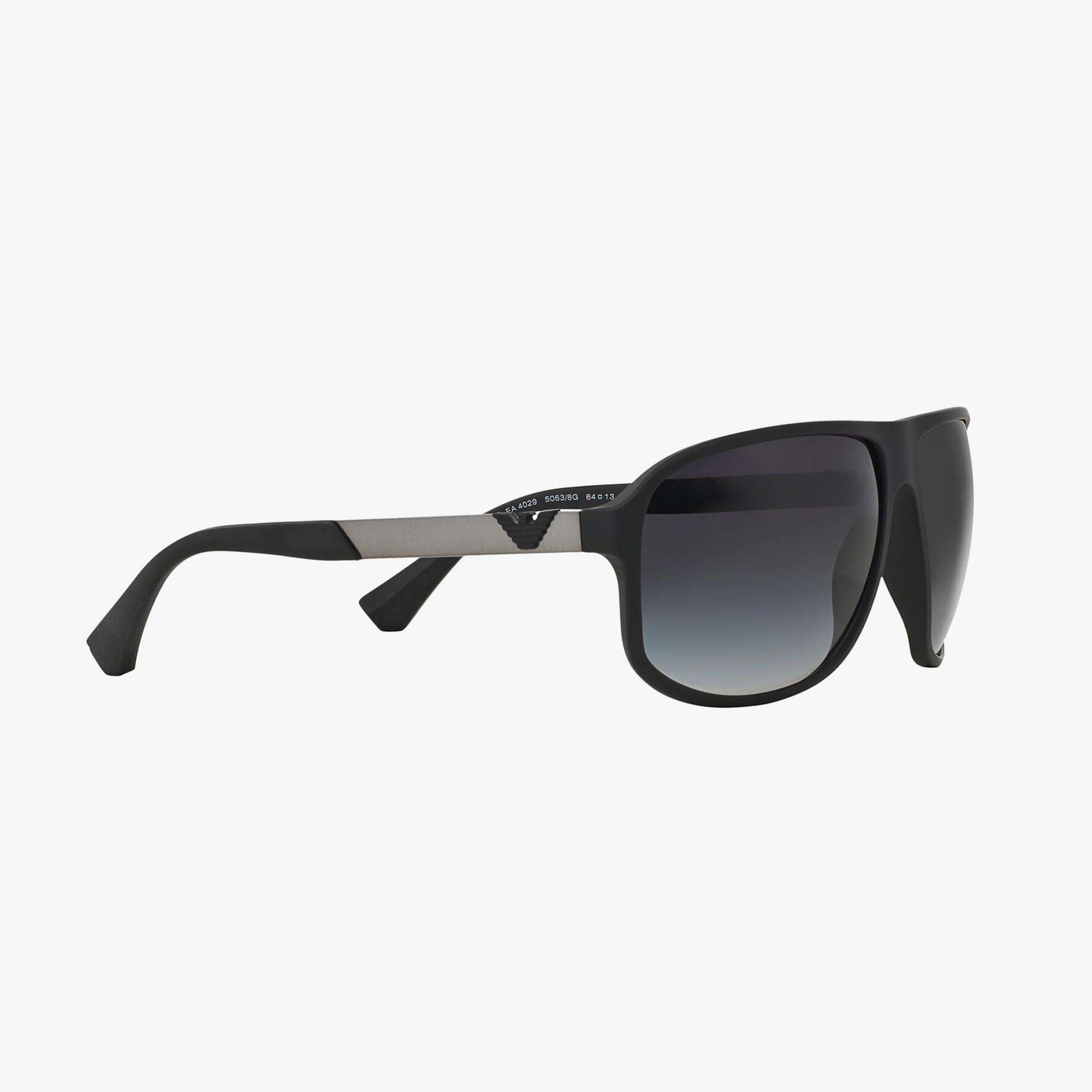 EMPORIO ARMANI Erkek Siyah Rubber Güneş Gözlüğü