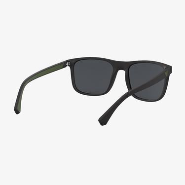  EMPORIO ARMANI 0EA4129 Erkek Mat Siyah - Camo Güneş Gözlüğü