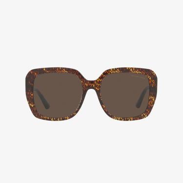  MICHAEL KORS 0MK2140 Manhasset Kadın Mk Logo Print Tortoise Güneş Gözlüğü