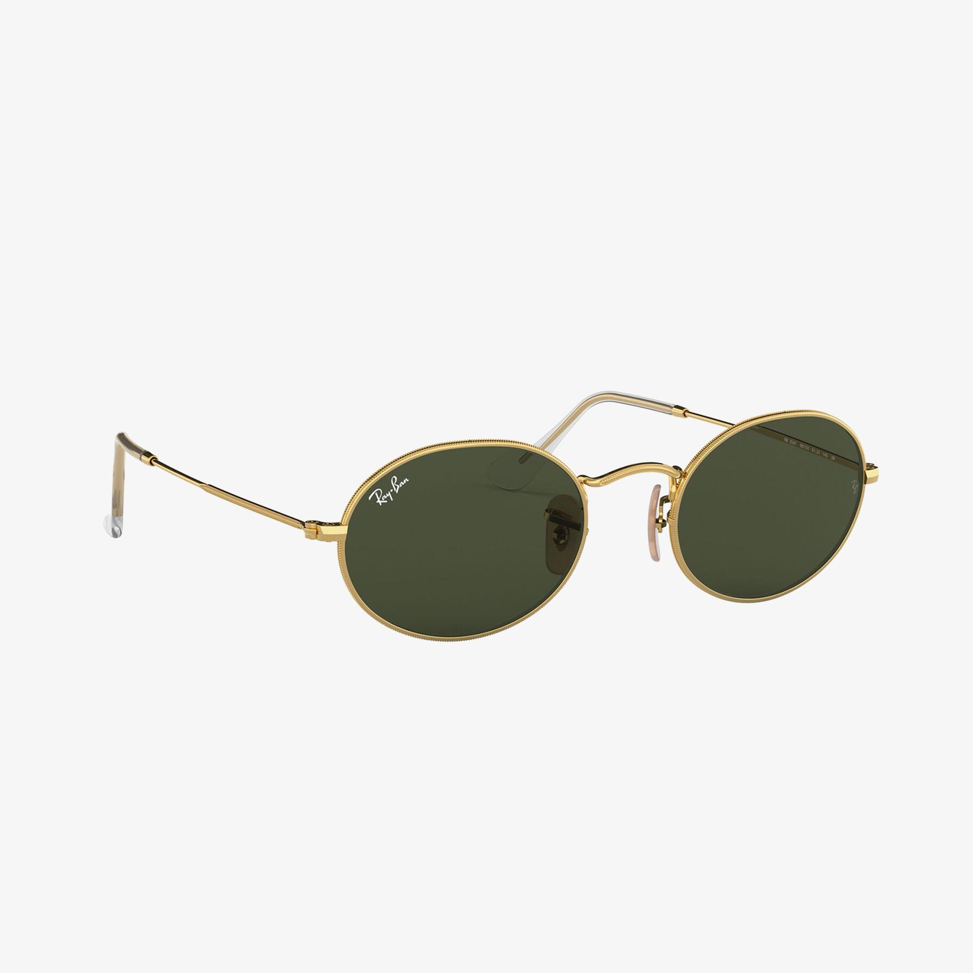 RAY-BAN 0RB3547 Oval Unisex Gold Güneş Gözlüğü