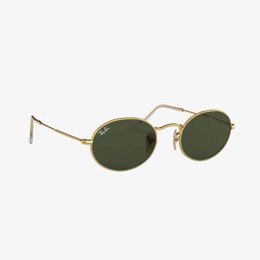  RAY-BAN 0RB3547 Oval Unisex Gold Güneş Gözlüğü