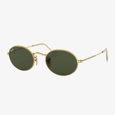  RAY-BAN 0RB3547 Oval Unisex Gold Güneş Gözlüğü