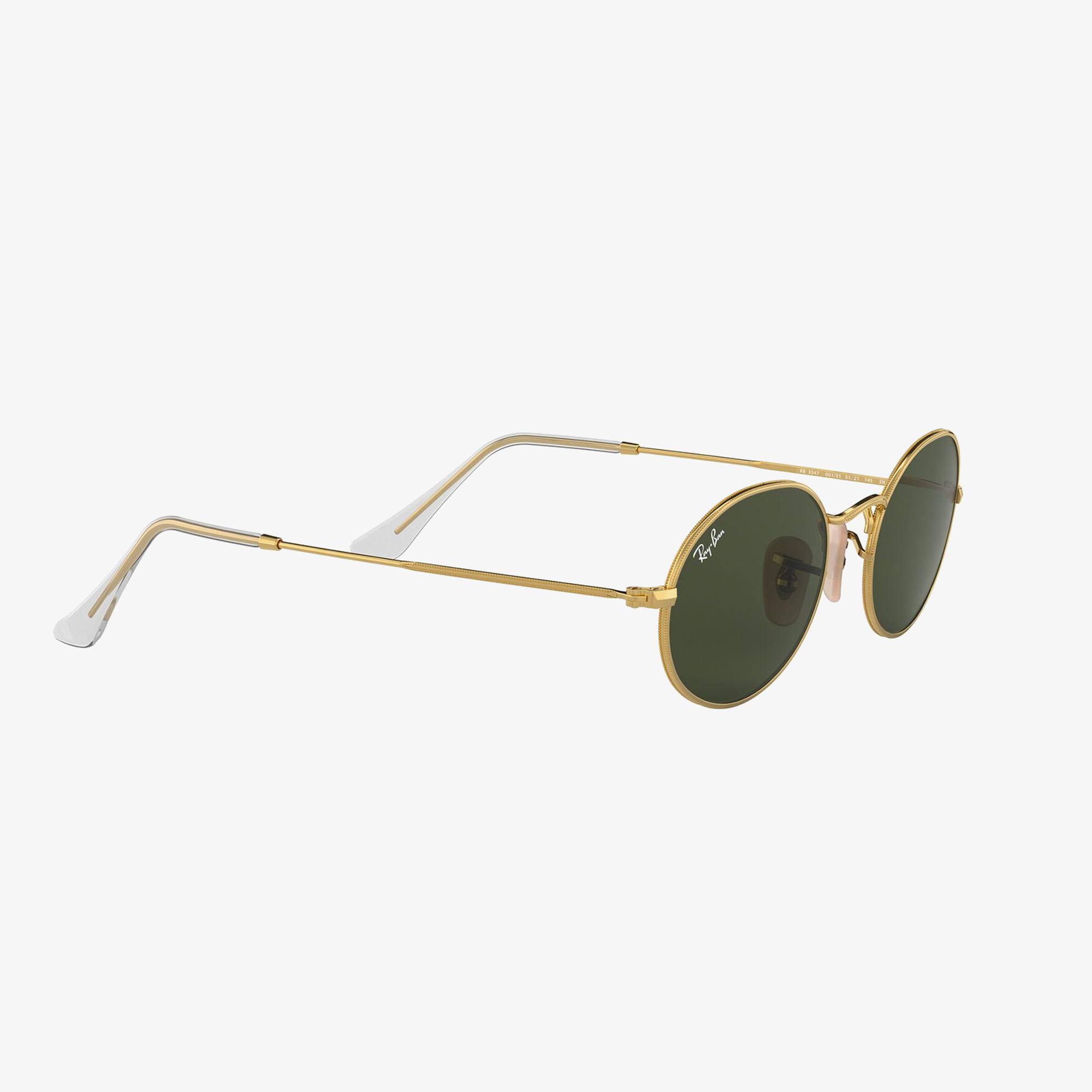 RAY-BAN 0RB3547 Oval Unisex Gold Güneş Gözlüğü