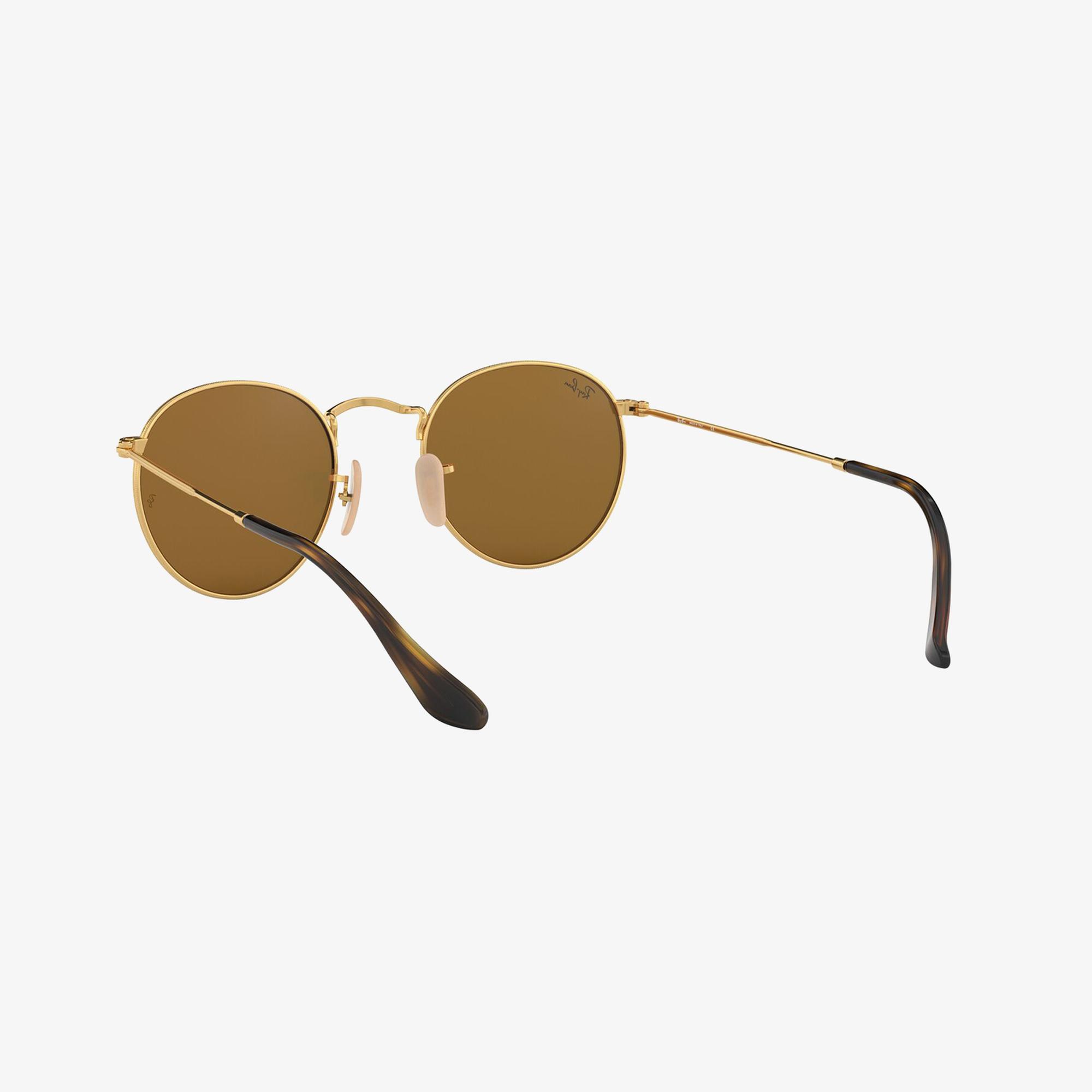 RAY-BAN 0RB3447N Round Metal Erkek Shiny Gold Güneş Gözlüğü