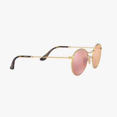  RAY-BAN 0RB3447N Round Metal Erkek Shiny Gold Güneş Gözlüğü