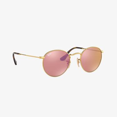  RAY-BAN 0RB3447N Round Metal Erkek Shiny Gold Güneş Gözlüğü