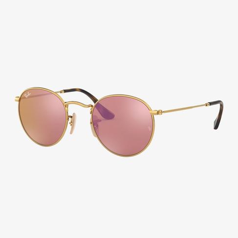  RAY-BAN 0RB3447N Round Metal Erkek Shiny Gold Güneş Gözlüğü
