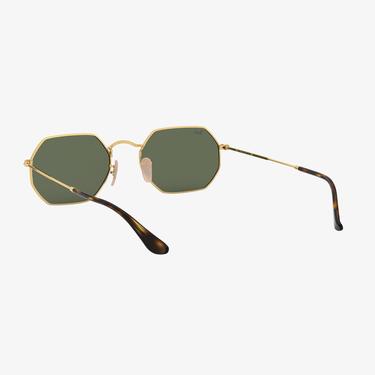  RAY-BAN 0RB3556N Octagonal Unisex Gold Güneş Gözlüğü