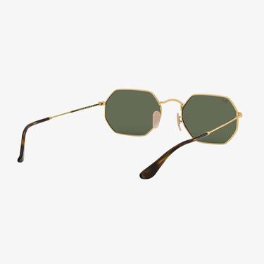  RAY-BAN 0RB3556N Octagonal Unisex Gold Güneş Gözlüğü