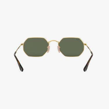  RAY-BAN 0RB3556N Octagonal Unisex Gold Güneş Gözlüğü