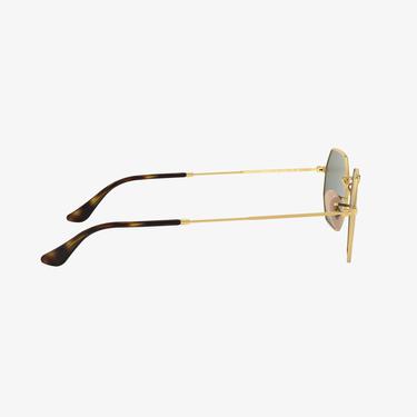 RAY-BAN 0RB3556N Octagonal Unisex Gold Güneş Gözlüğü