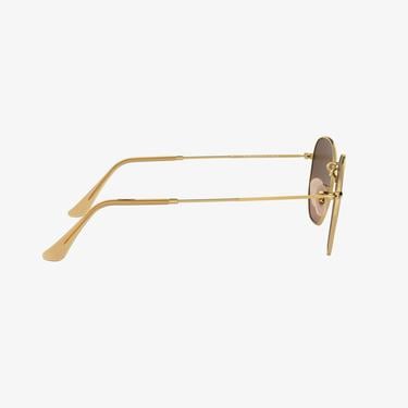 RAY-BAN 0RB3548N Hexagonal Unisex Gold Kahverengi Camlı Güneş Gözlüğü