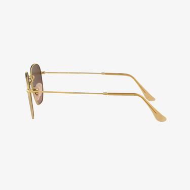  RAY-BAN 0RB3548N Hexagonal Unisex Gold Kahverengi Camlı Güneş Gözlüğü