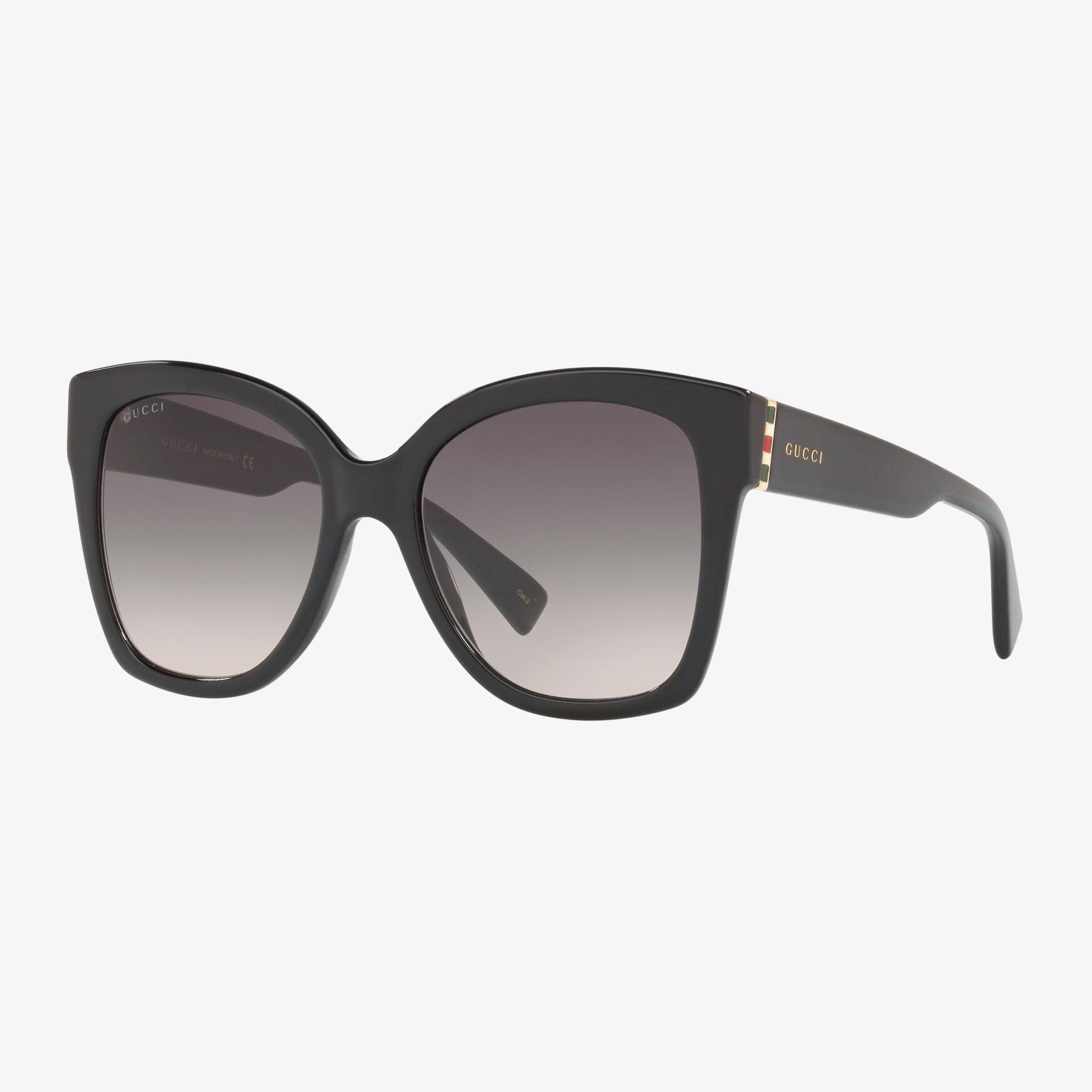 GUCCI 0GC001221 Kadın Siyah Shiny Güneş Gözlüğü