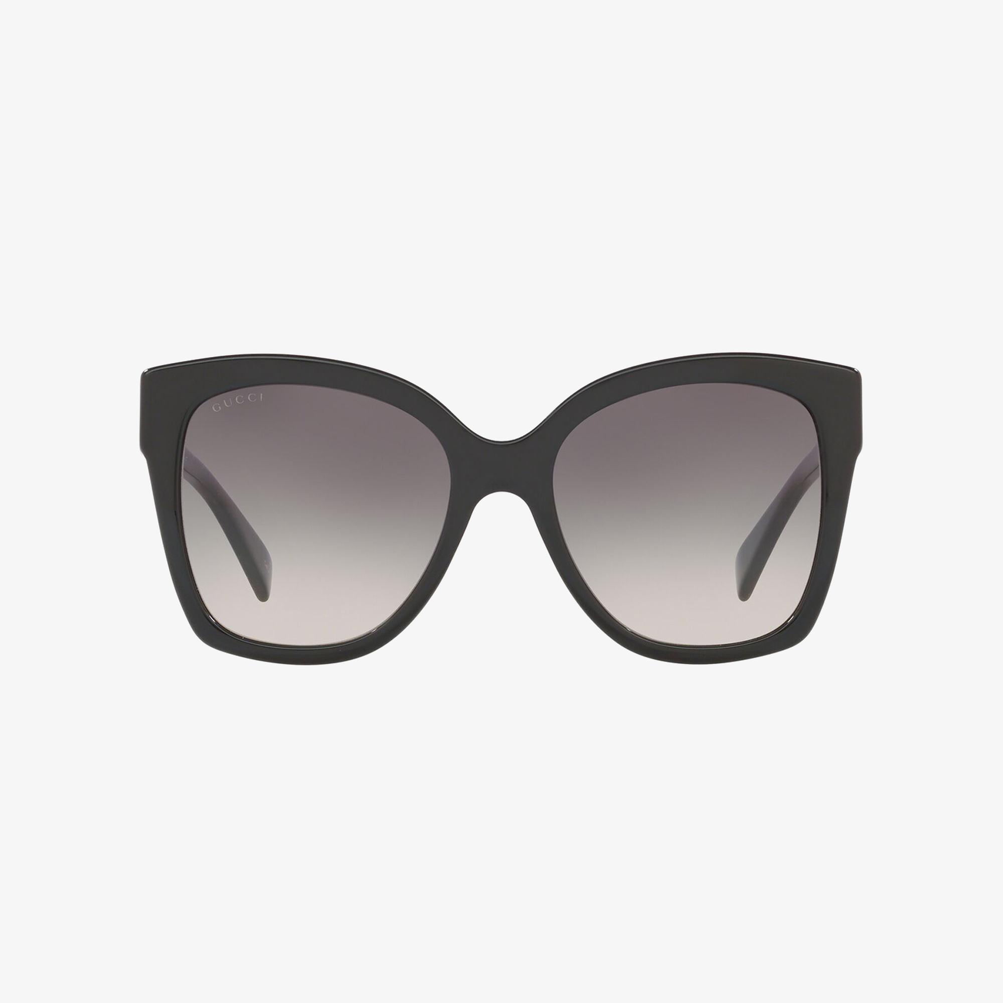 GUCCI 0GC001221 Kadın Siyah Shiny Güneş Gözlüğü