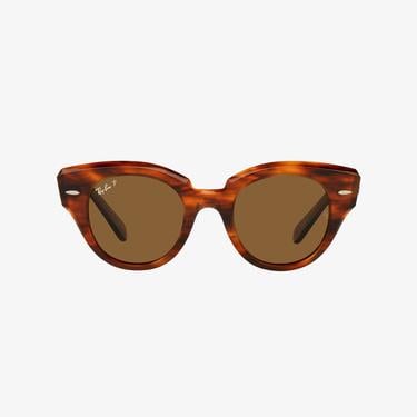  RAY-BAN Kadın Striped Havana Güneş Gözlüğü