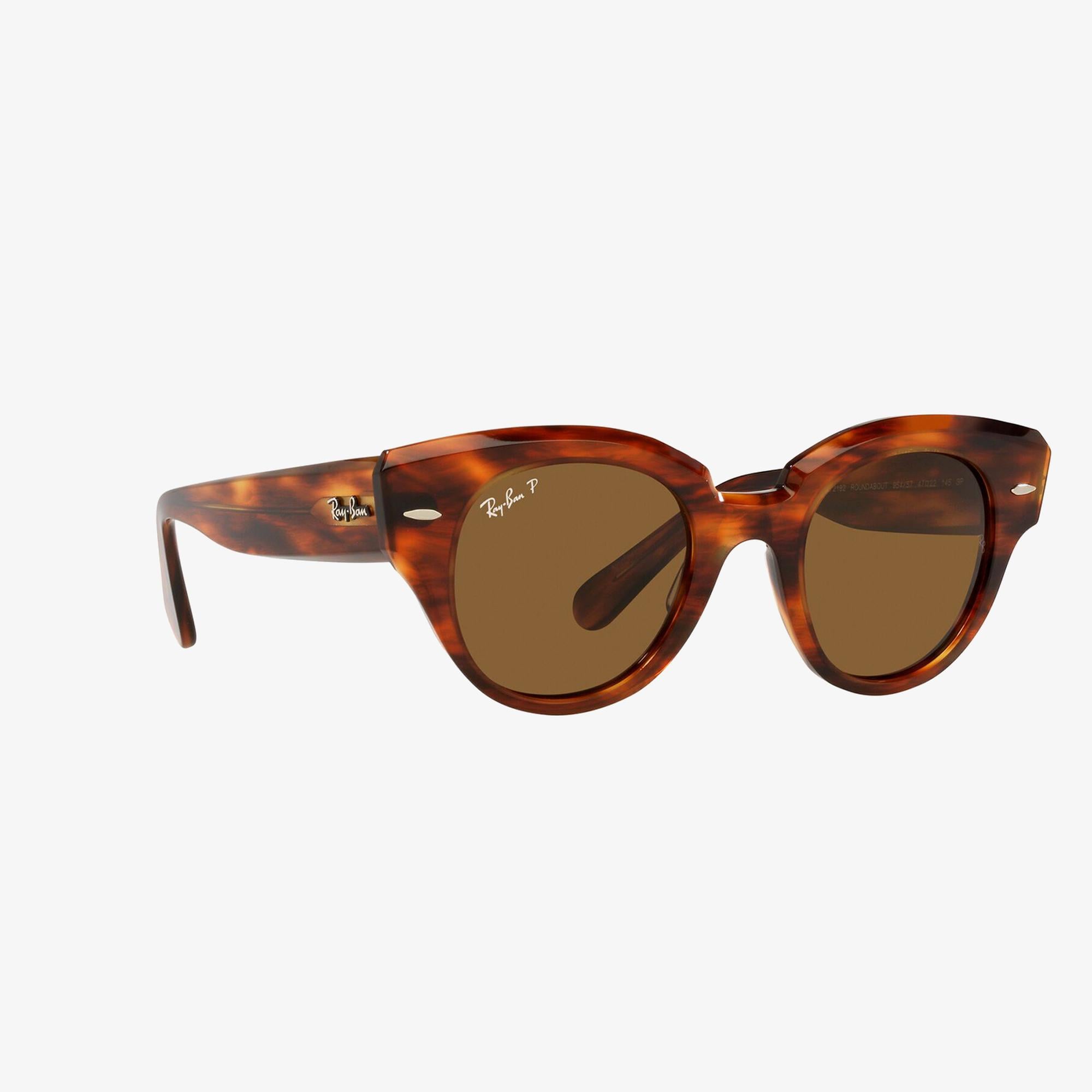 RAY-BAN Kadın Striped Havana Güneş Gözlüğü