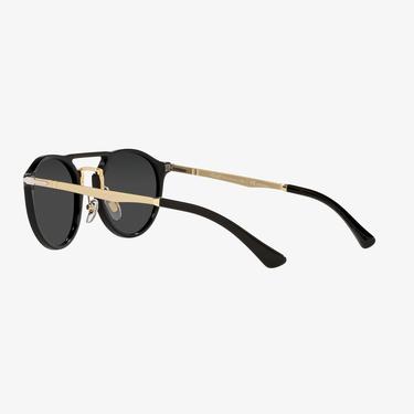  PERSOL 0PO3264S Unisex Siyah-Gold Güneş Gözlüğü