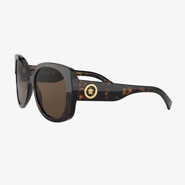  VERSACE 0VE4387 Kadın Dark Havana Güneş Gözlüğü