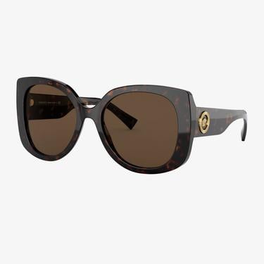  VERSACE 0VE4387 Kadın Dark Havana Güneş Gözlüğü