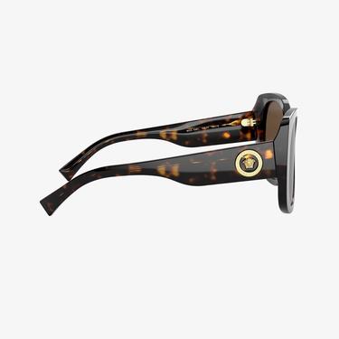  VERSACE 0VE4387 Kadın Dark Havana Güneş Gözlüğü