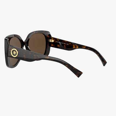  VERSACE 0VE4387 Kadın Dark Havana Güneş Gözlüğü