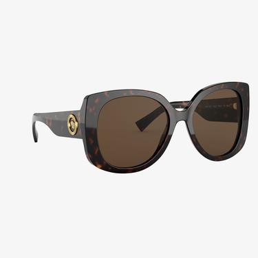  VERSACE 0VE4387 Kadın Dark Havana Güneş Gözlüğü