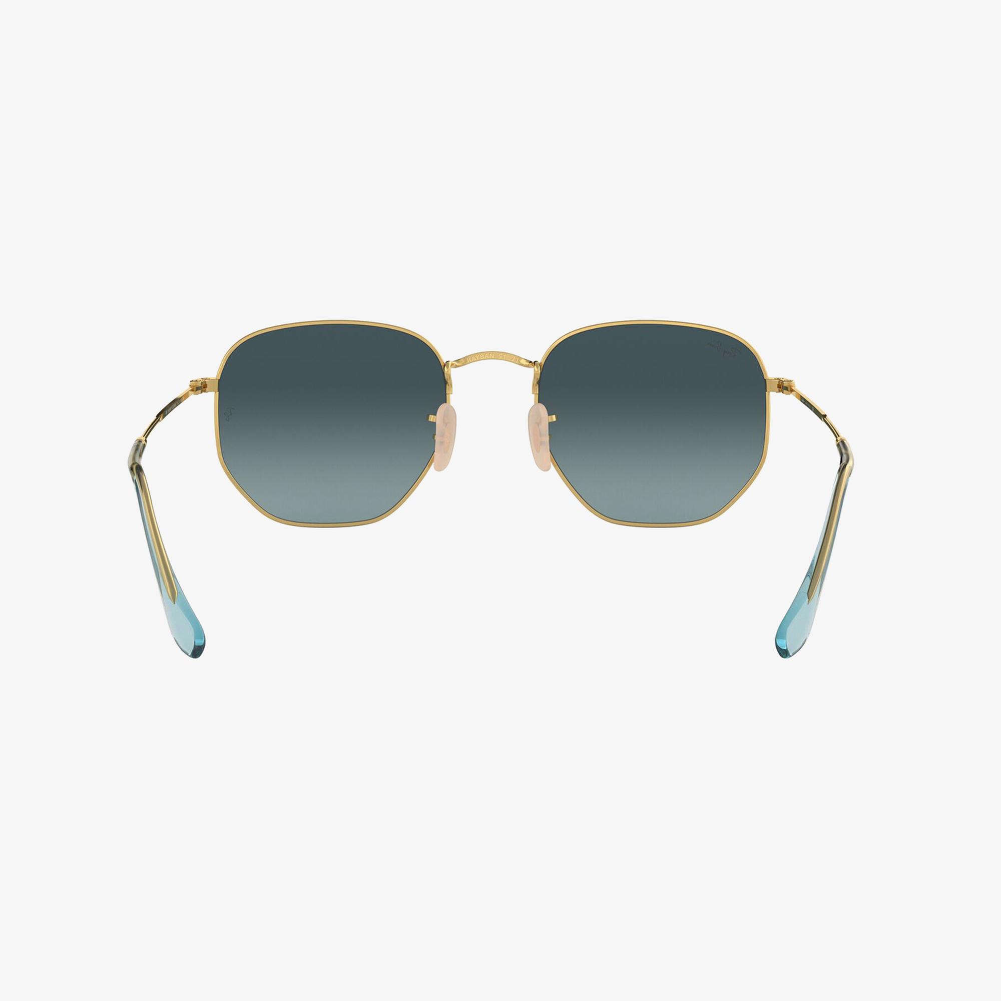 RAY-BAN 0RB3548N Hexagonal Unisex Gold Güneş Gözlüğü