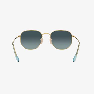  RAY-BAN 0RB3548N Hexagonal Unisex Gold Güneş Gözlüğü