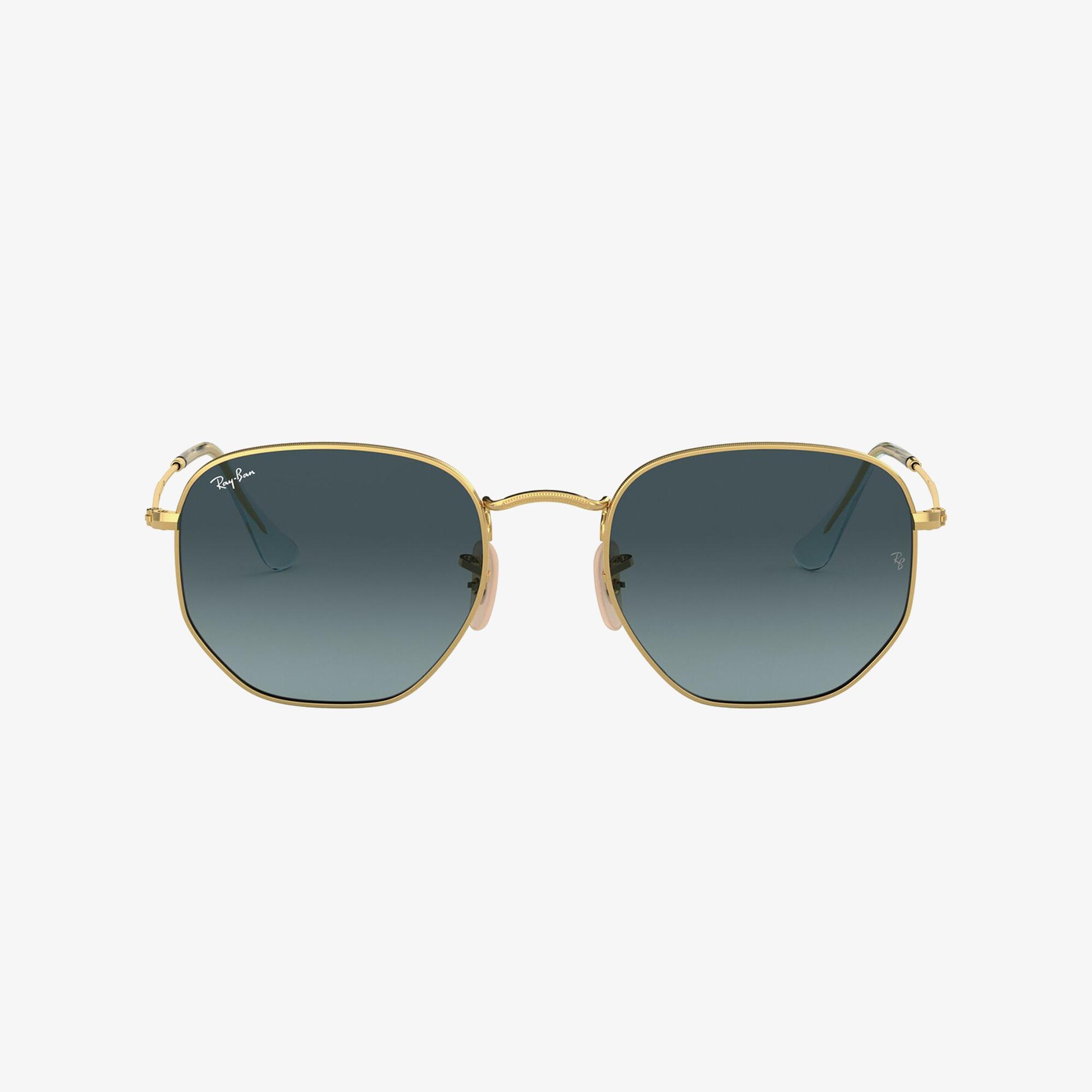 RAY-BAN 0RB3548N Hexagonal Unisex Gold Güneş Gözlüğü