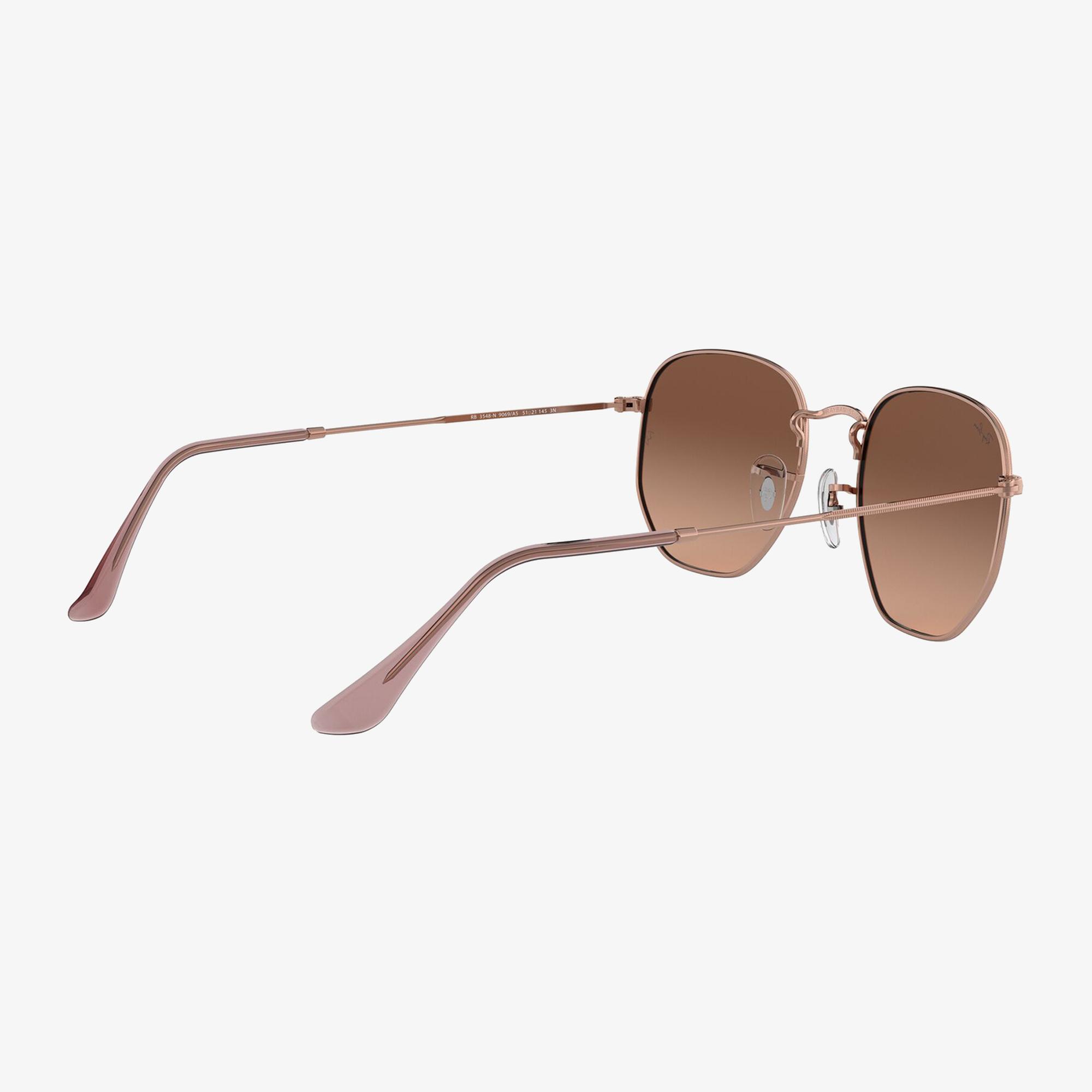RAY-BAN 0RB3548N Hexagonal Unisex Bronze-Copper Güneş Gözlüğü