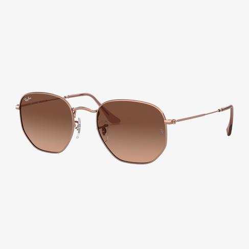  RAY-BAN 0RB3548N Hexagonal Unisex Bronze-Copper Güneş Gözlüğü
