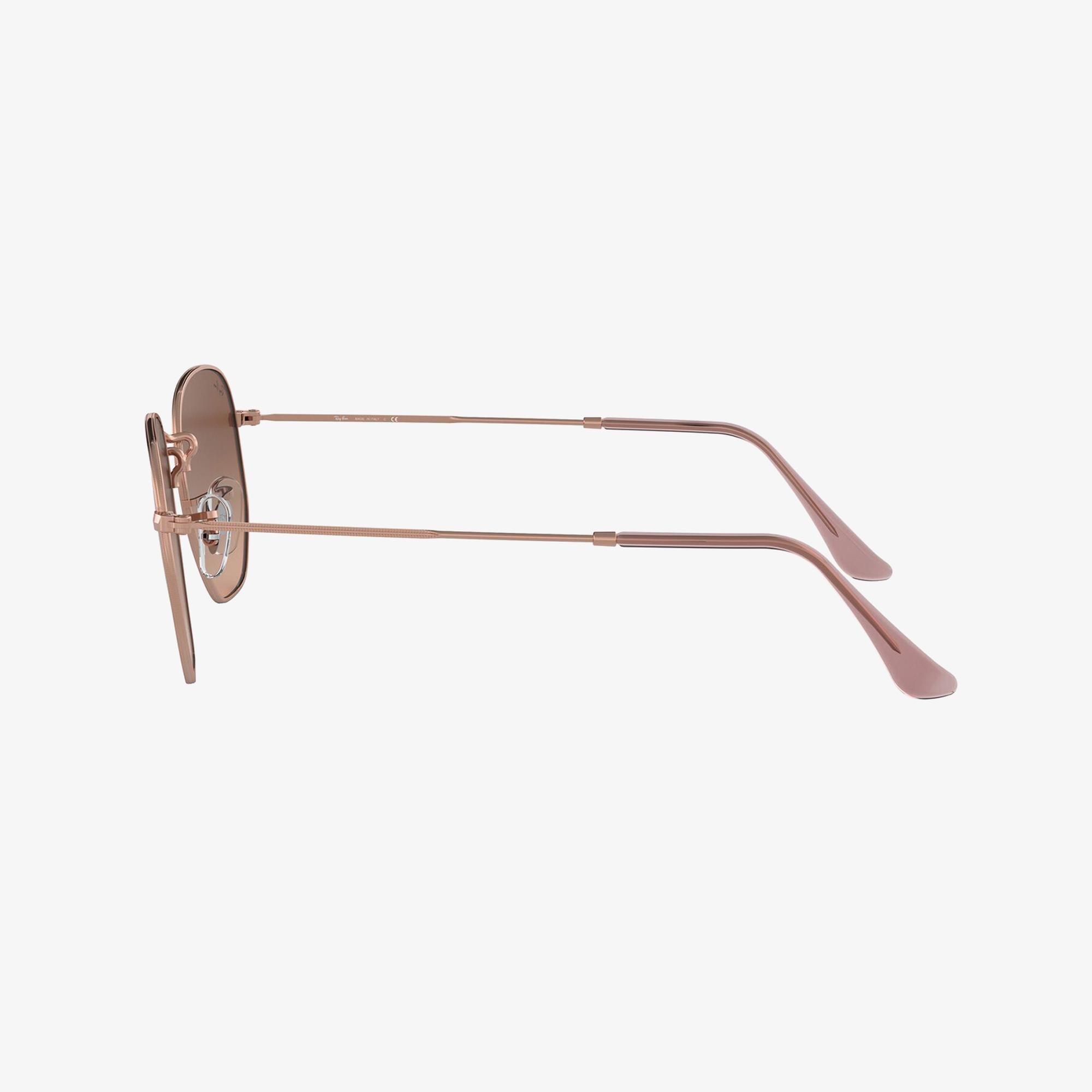 RAY-BAN 0RB3548N Hexagonal Unisex Bronze-Copper Güneş Gözlüğü