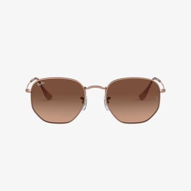  RAY-BAN 0RB3548N Hexagonal Unisex Bronze-Copper Güneş Gözlüğü