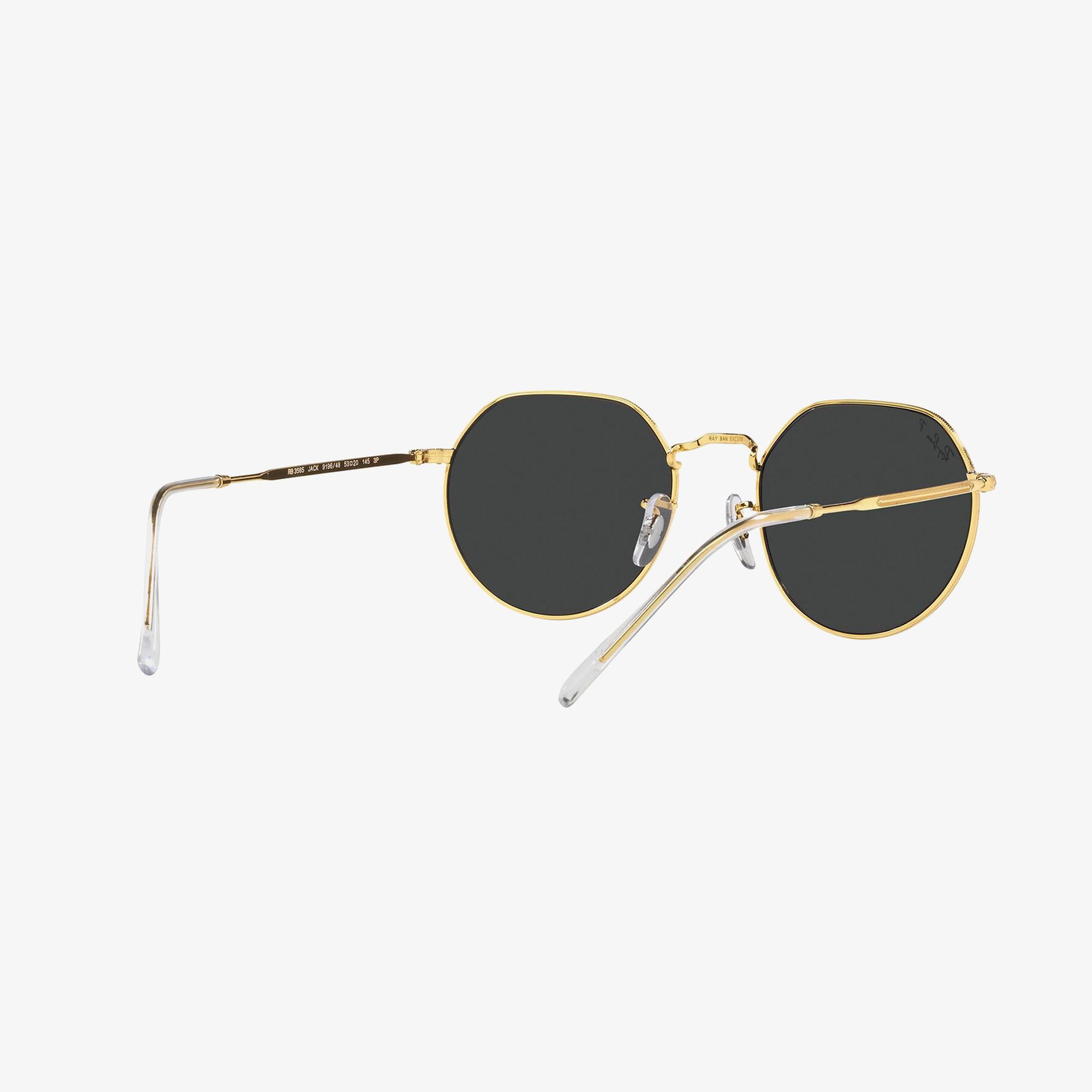 RAY-BAN 0RB3565 Jack Unisex Legend Gold Siyah Camlı Güneş Gözlüğü