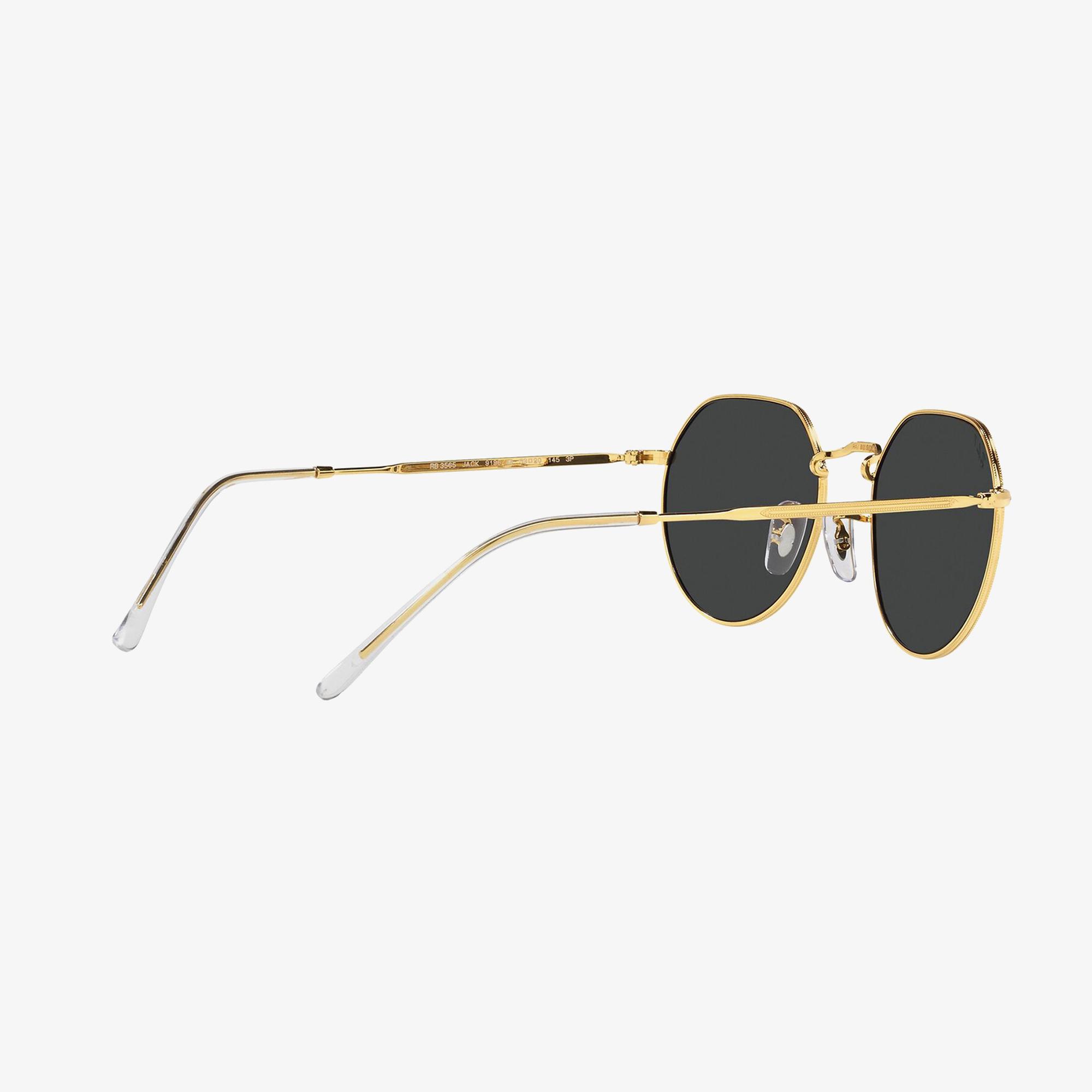 RAY-BAN 0RB3565 Jack Unisex Legend Gold Siyah Camlı Güneş Gözlüğü