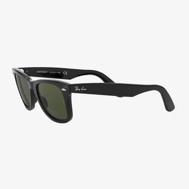  RAY-BAN 0RB2140 Wayfarer Yeşil Camlı Unisex Siyah Güneş Gözlüğü