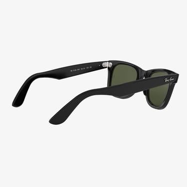  RAY-BAN 0RB2140 Wayfarer Yeşil Camlı Unisex Siyah Güneş Gözlüğü