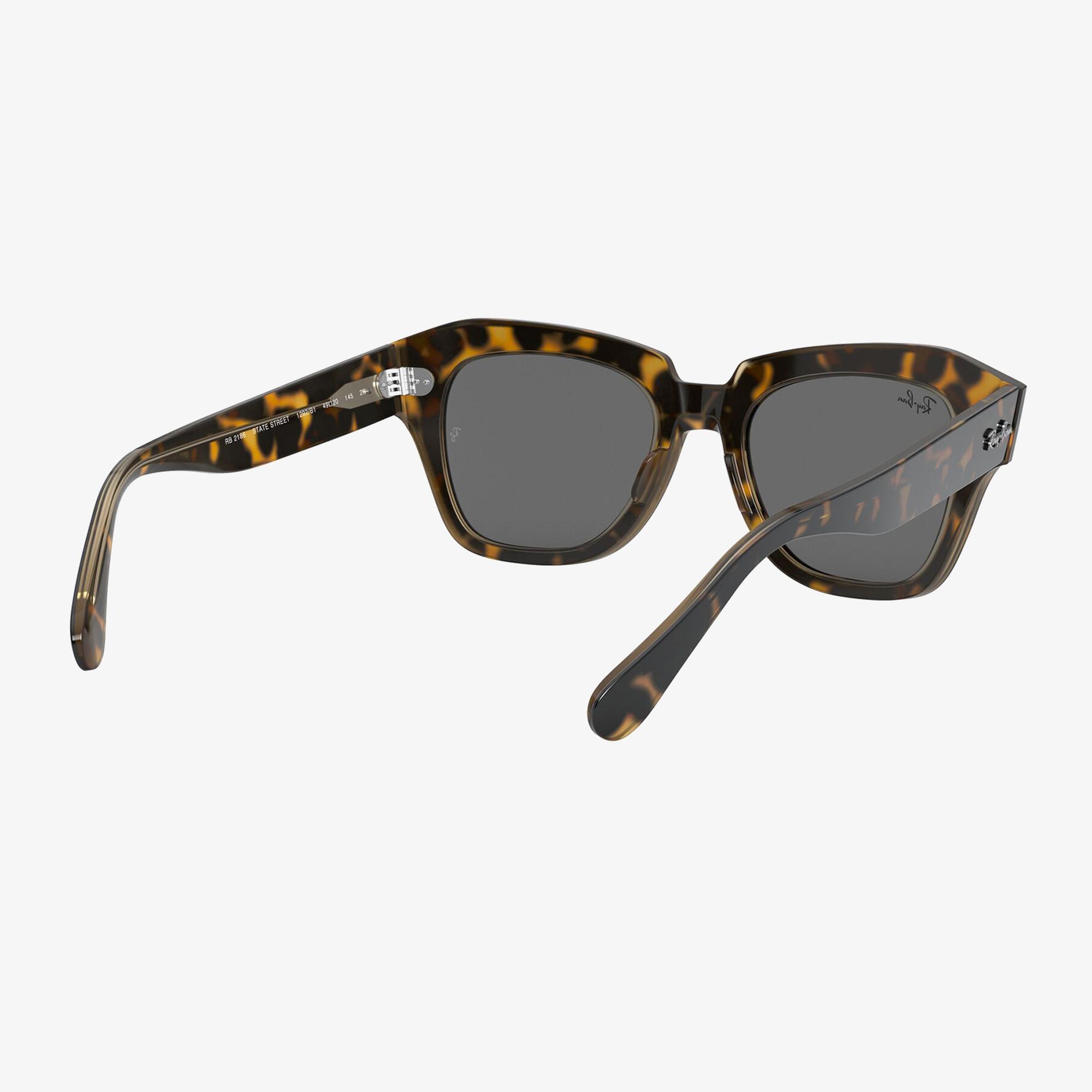 RAY-BAN 0RB2186 State Street Unisex Kahverengi Güneş Gözlüğü
