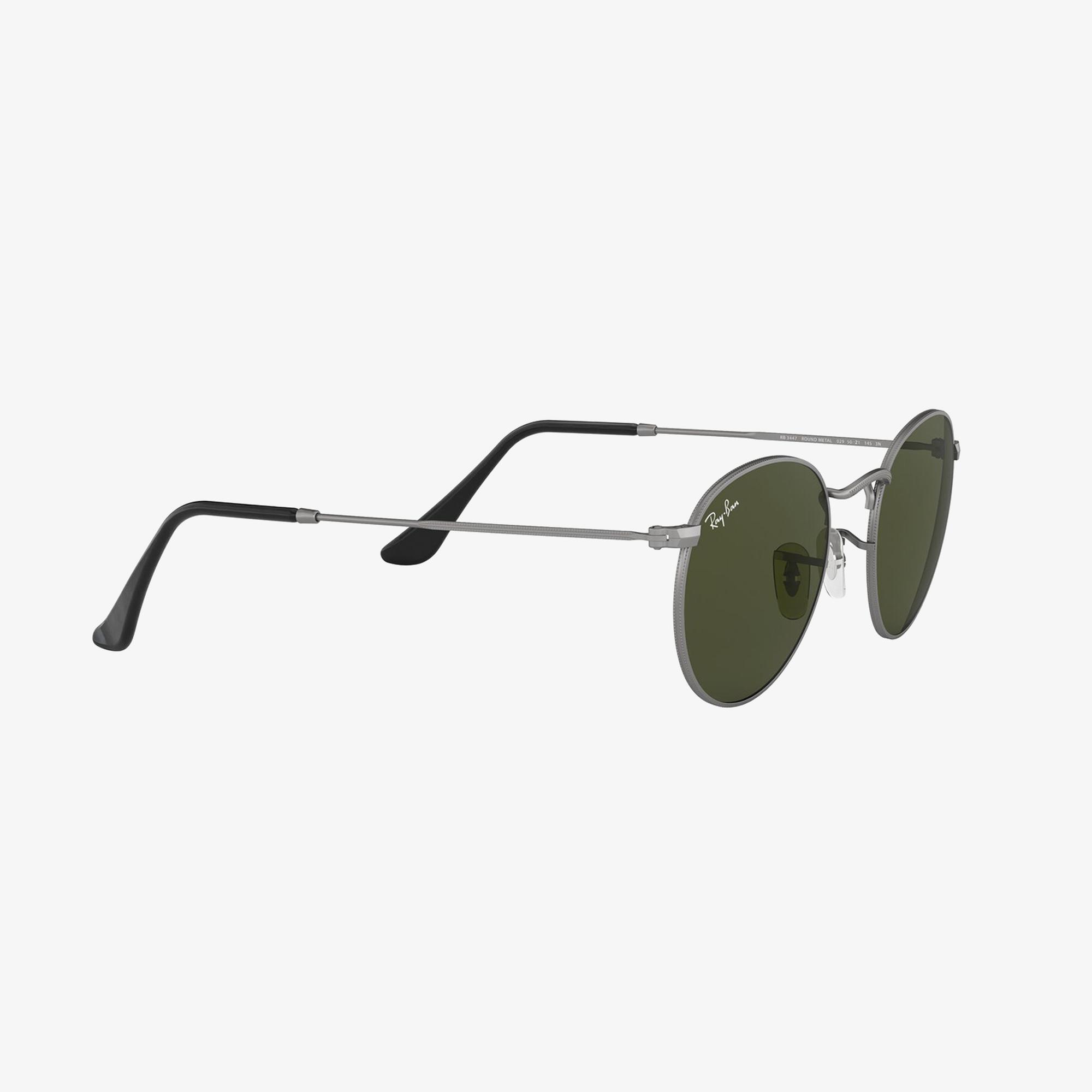 RAY-BAN 0RB3447 Round Metal Erkek Mat Gunmetal Güneş Gözlüğü